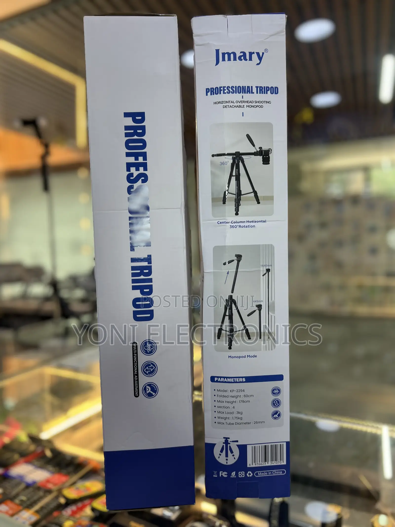 Jmary KP-2204 Professional Multi-Functional Tripod & Monopod
