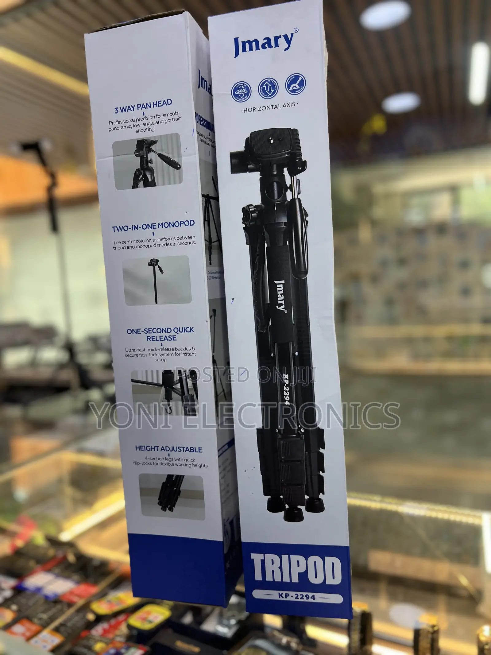 Jmary KP-2204 Professional Multi-Functional Tripod & Monopod