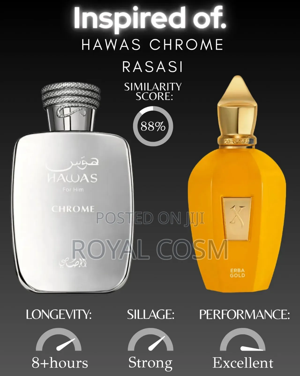 Hawas Chrome Original Unisex Perfume