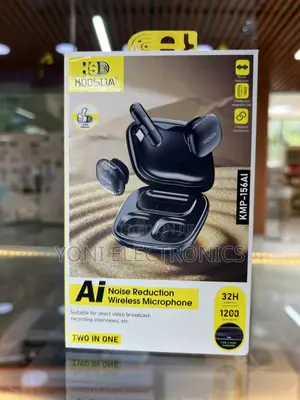 Hoodsda KMP-156AI AI Noise Reduction Wireless Microphone (Two-in-One)