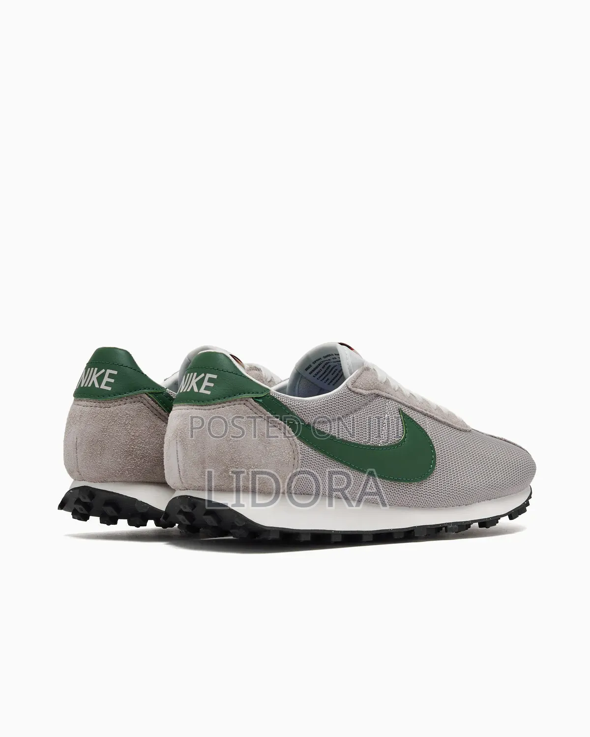 Original Nike shoes Men's Retro LD ,Gray and Green,size 41