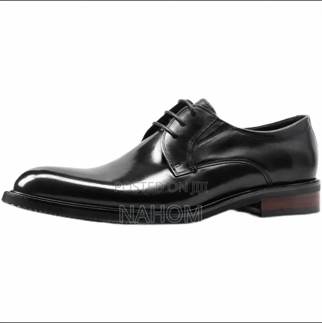 Premium Men's Black Dress Shoes – Genuine Leather