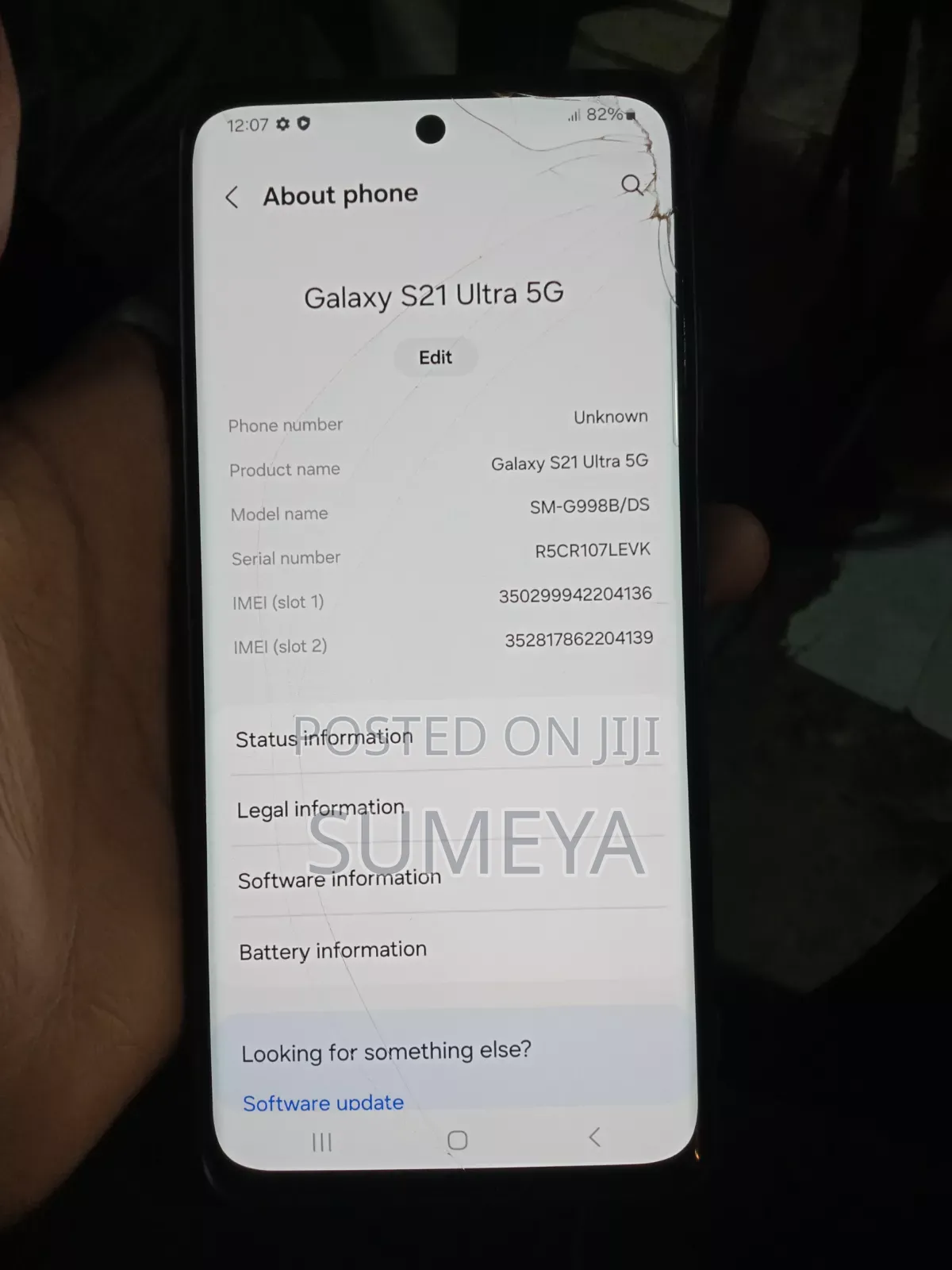 Samsung Galaxy S21 Ultra 5G 256 GB Black