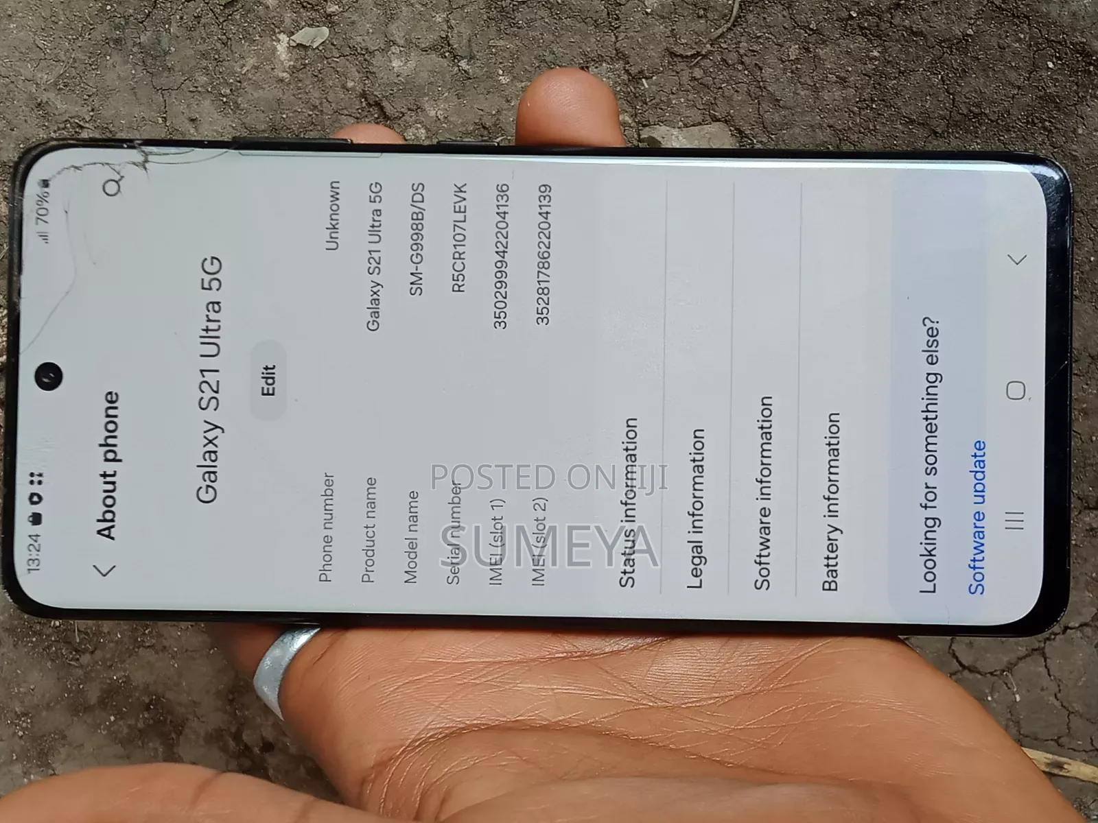 Samsung Galaxy S21 Ultra 5G 256 GB Black