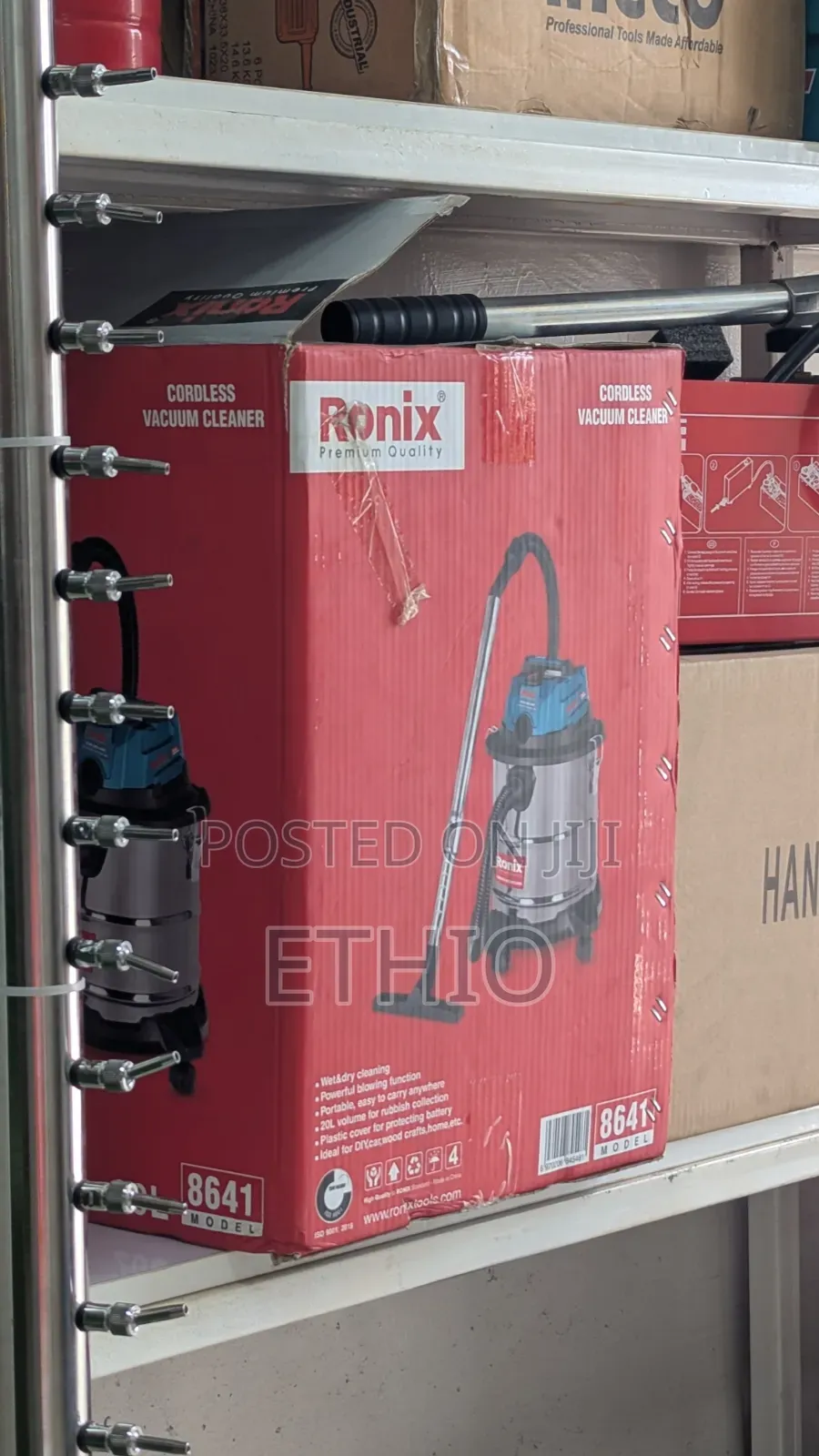 Ronix Cordless Wet & Dry Vacuum Cleaner.