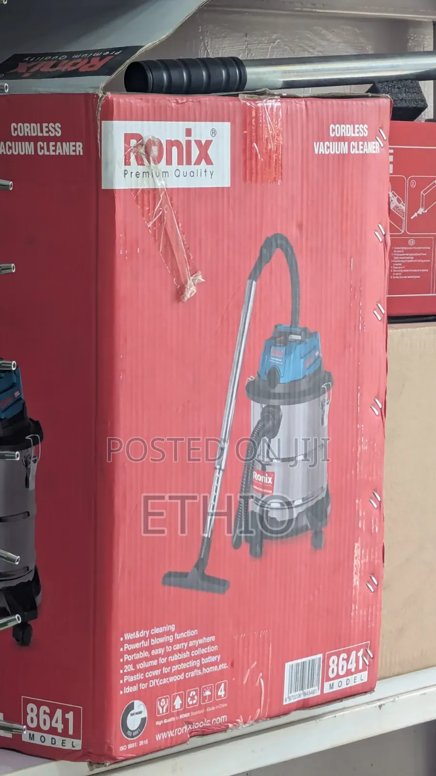 Ronix Cordless Wet & Dry Vacuum Cleaner.