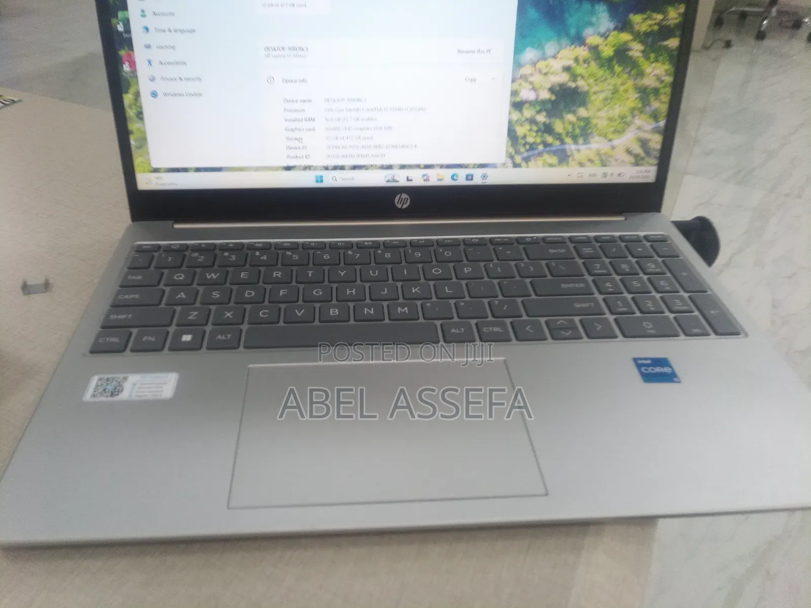 New Laptop HP 15-fd0290ns 16GB Intel Core i5 SSD 512GB