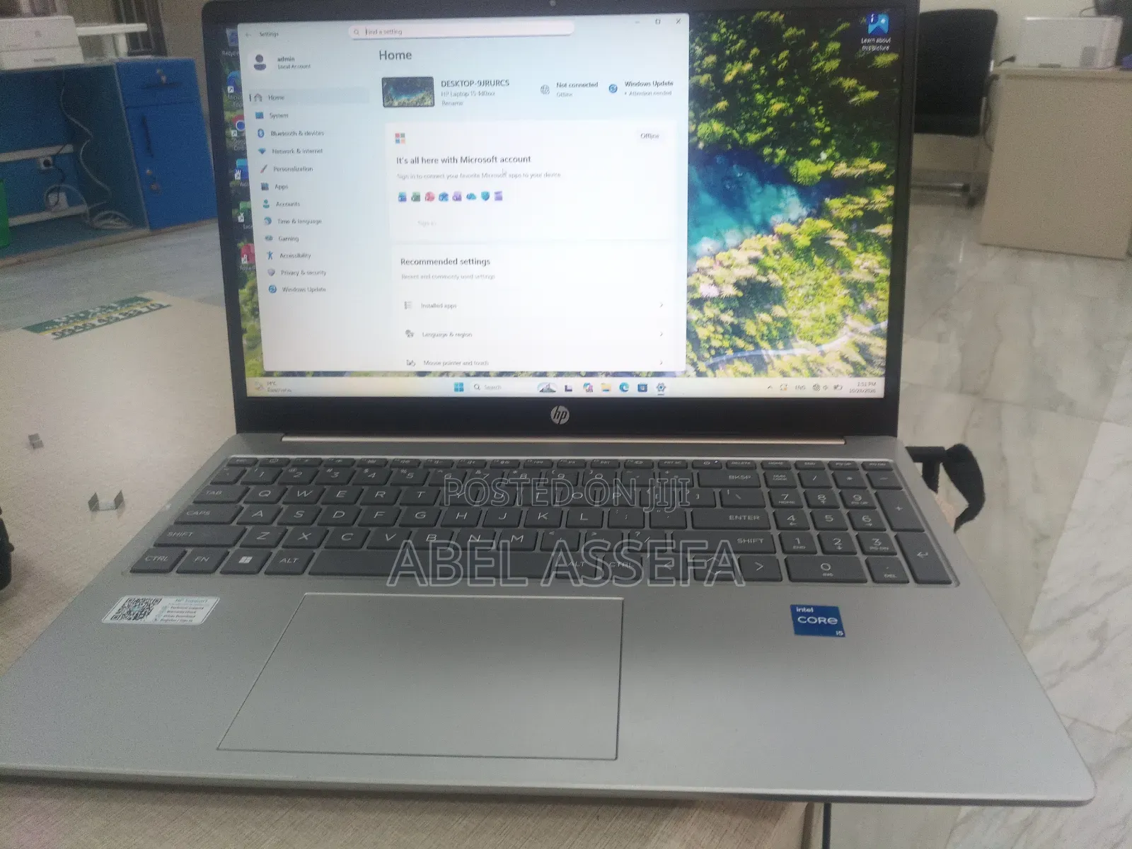 New Laptop HP 15-fd0290ns 16GB Intel Core i5 SSD 512GB