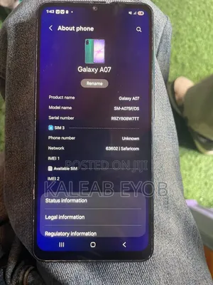 New Samsung Galaxy A07 64 GB Green