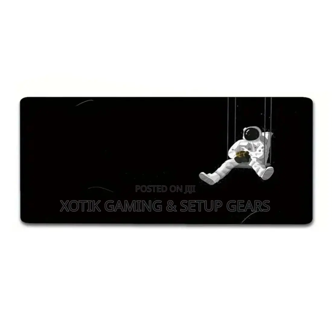 80x30x0.2cm Astronaut Themed Mouse Pad - Non-Slip Rubber Mousepad