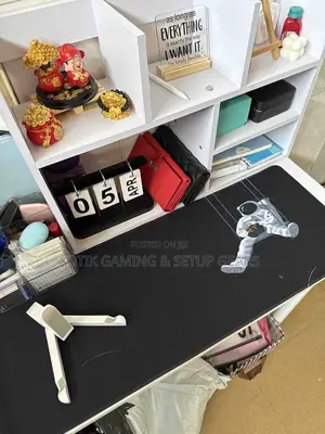 80x30x0.2cm Astronaut Themed Mouse Pad - Non-Slip Rubber Mousepad