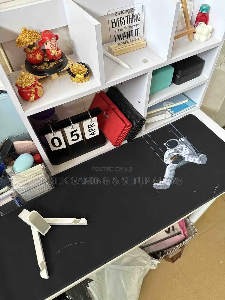 80x30x0.2cm Astronaut Themed Mouse Pad - Non-Slip Rubber Mousepad