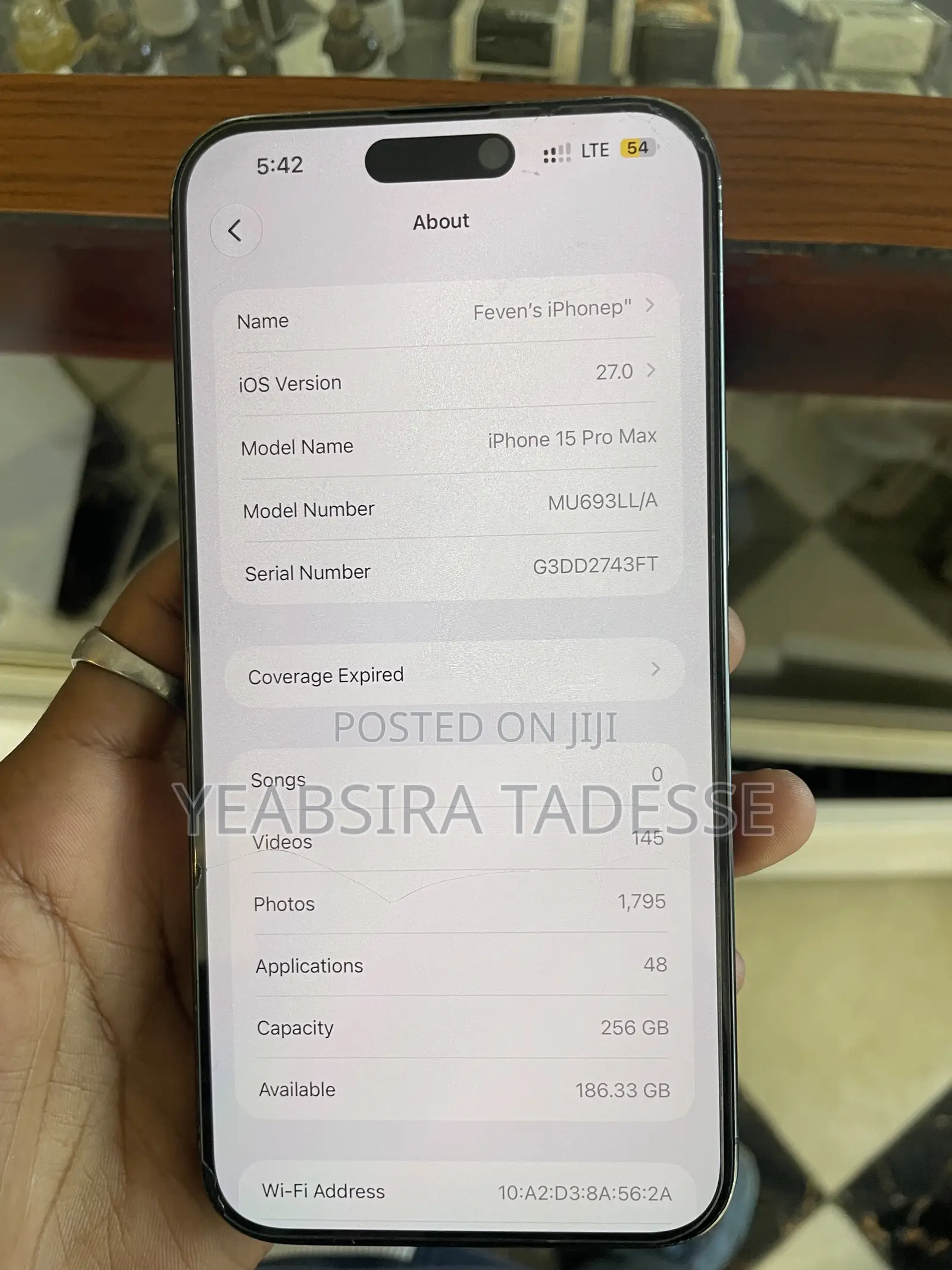 Apple iPhone 15 Pro Max 256 GB Black