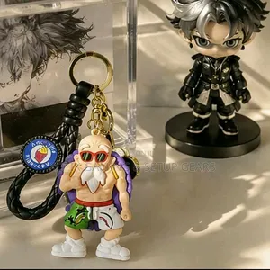 Anime Dragon Ball Master Roshi Themed 3D Keychain - For Keys, Backpack
