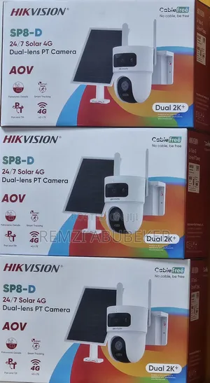 Solar Aov PTZ Camera Hikvision Double Lens 4mp