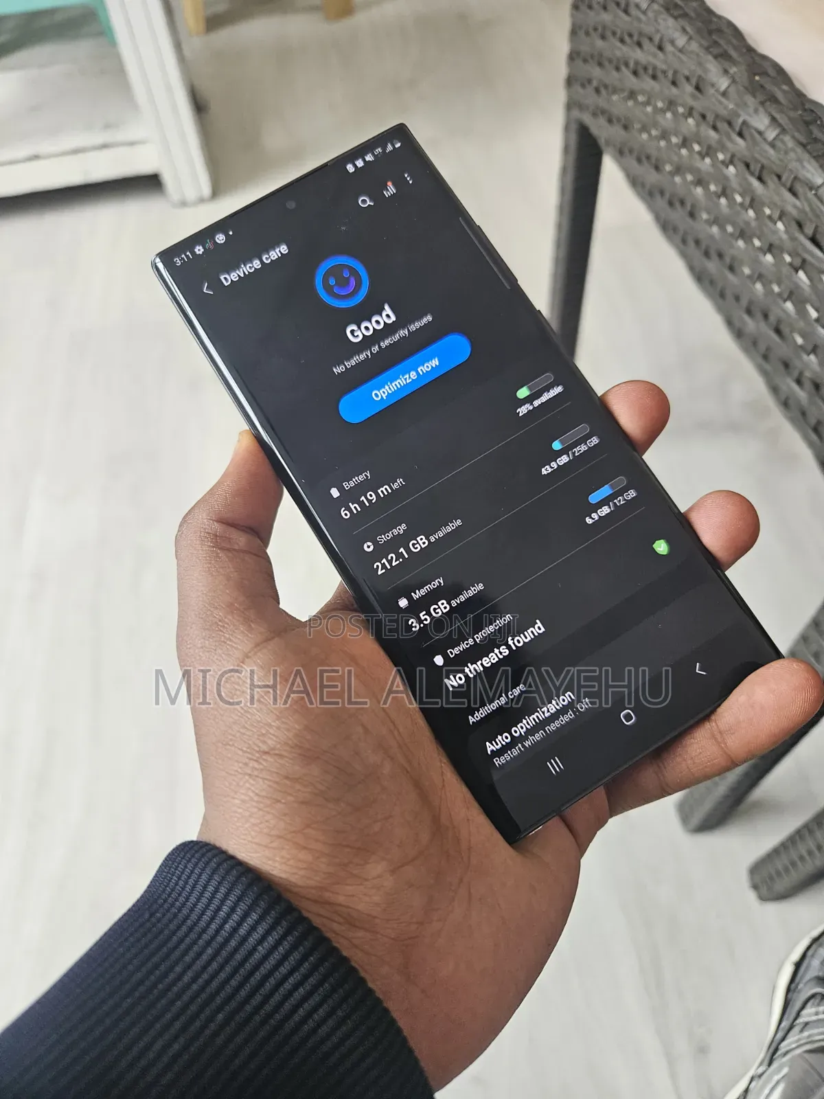New Samsung Galaxy Note 20 Ultra 5G 256 GB Black