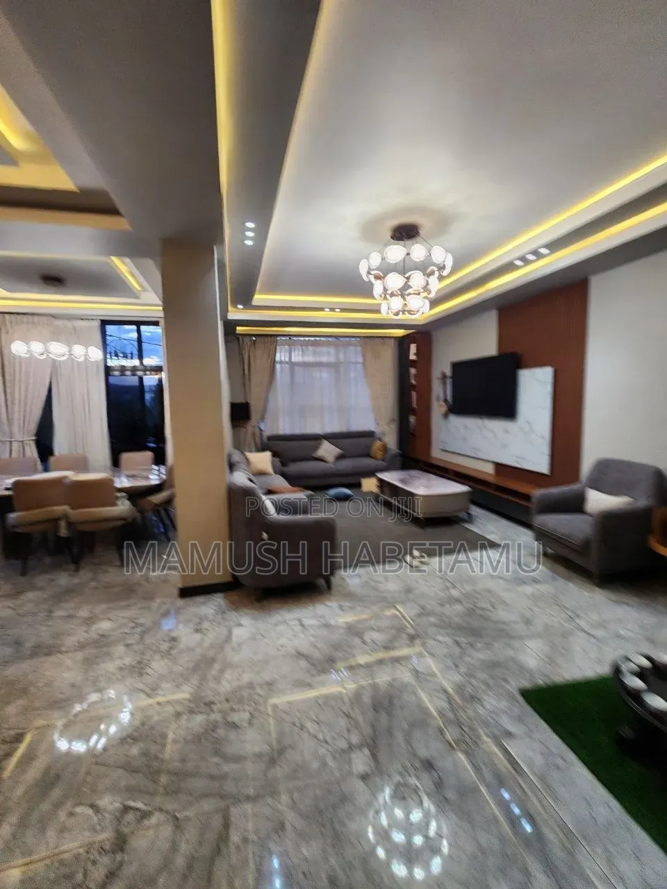 Furnished 6bdrm House in ጋርመንት 94ማህበር G+4, Nifas Silk-Lafto for sale