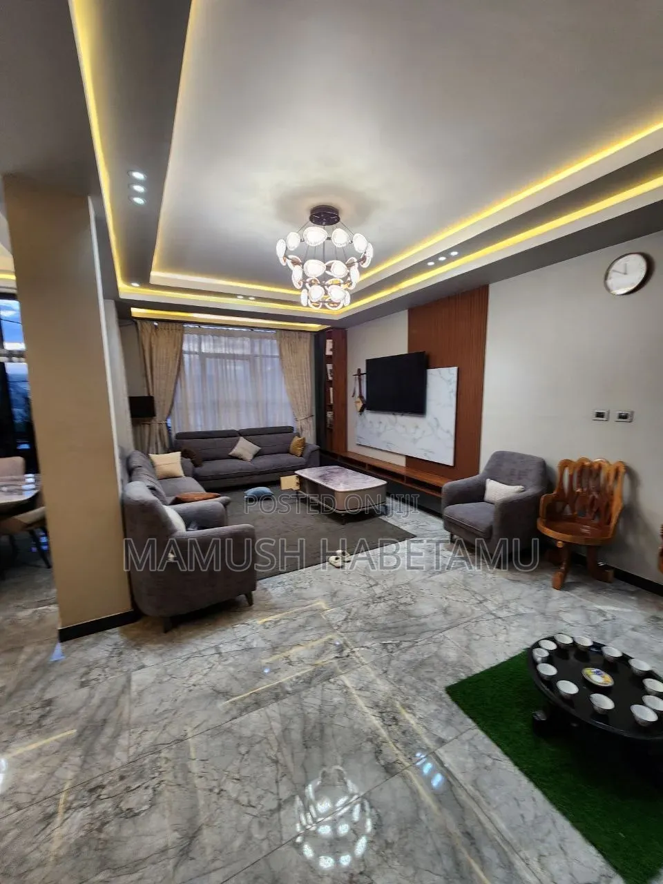 Furnished 6bdrm House in ጋርመንት 94ማህበር G+4, Nifas Silk-Lafto for sale