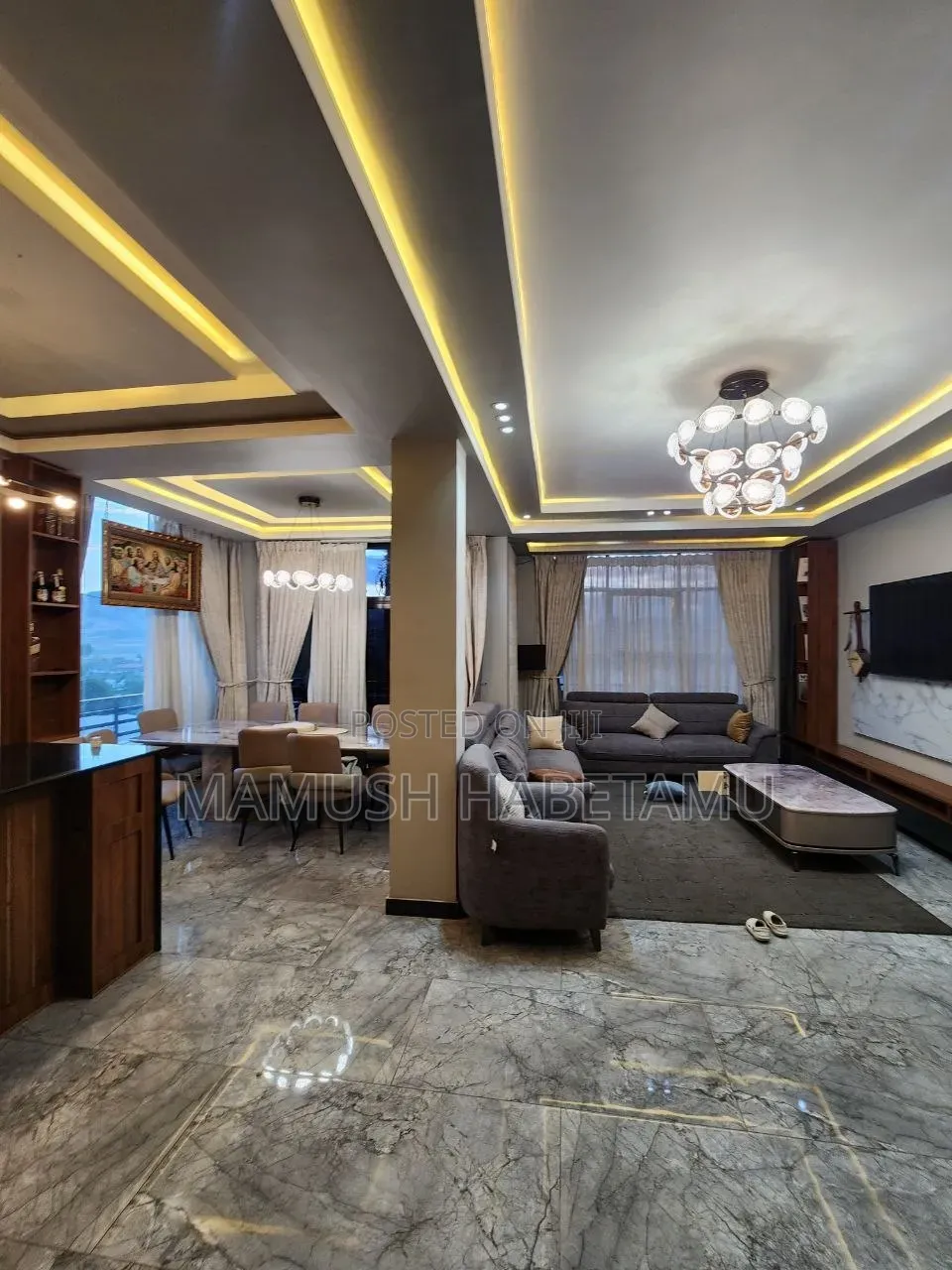 Furnished 6bdrm House in ጋርመንት 94ማህበር G+4, Nifas Silk-Lafto for sale