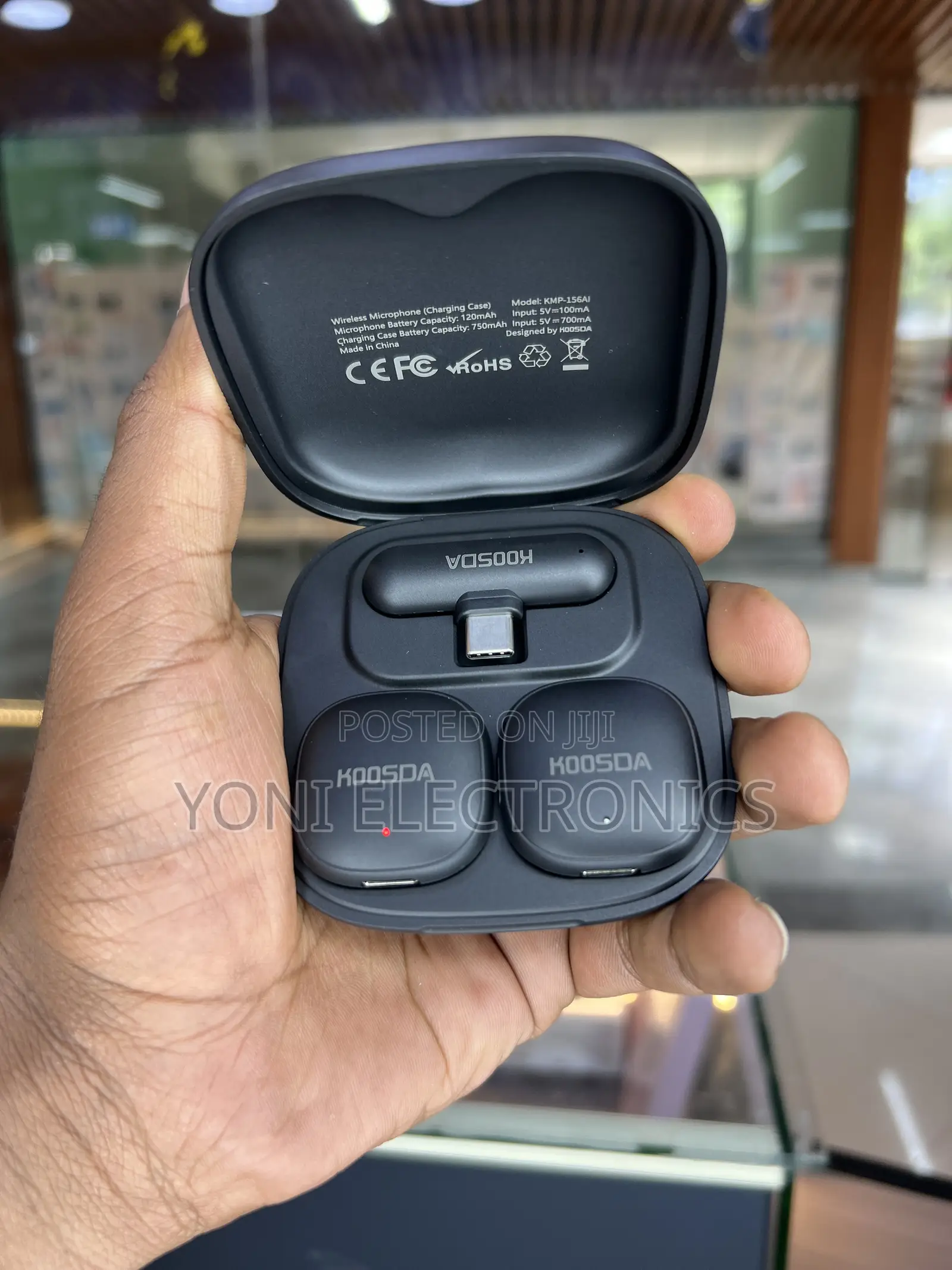 KOOSDA KMP-156AI AI Wireless Microphone Clear Sound 