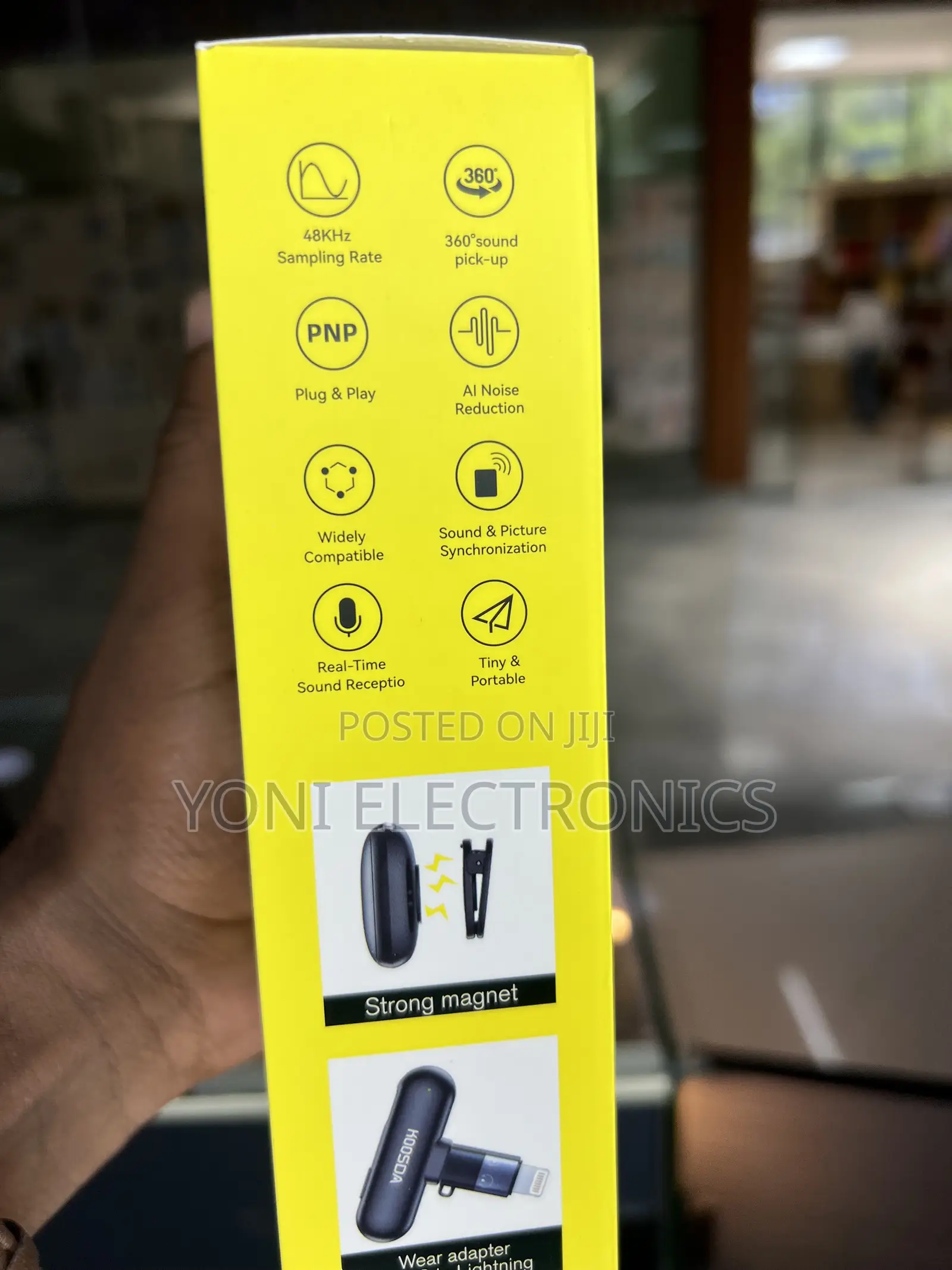 KOOSDA KMP-156AI AI Wireless Microphone Clear Sound 