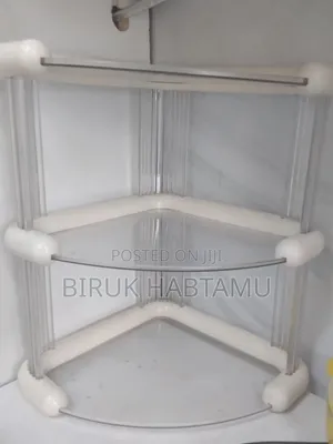 3 Tiers Corner Cosmetics Storage Shelf