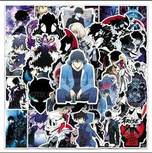 50pcs Anime Solo Leveling Stickers-for Laptops, Water Bottle, Notebook