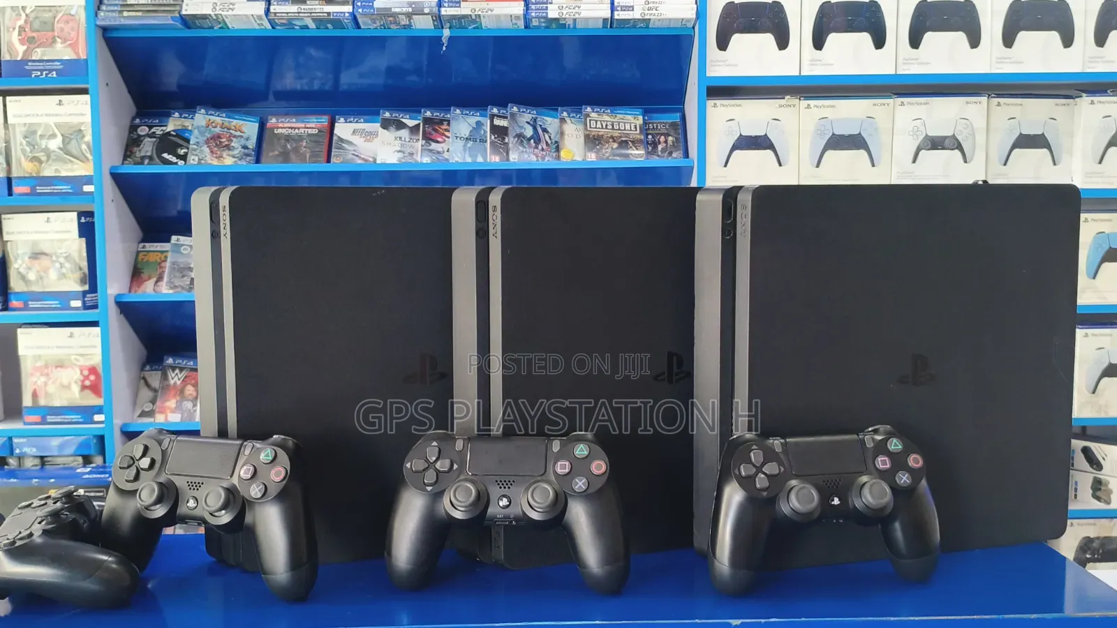 PlayStation 4 Slim Jealbreak Bzat Asgbtenal GPS PlayStation Ydewlu