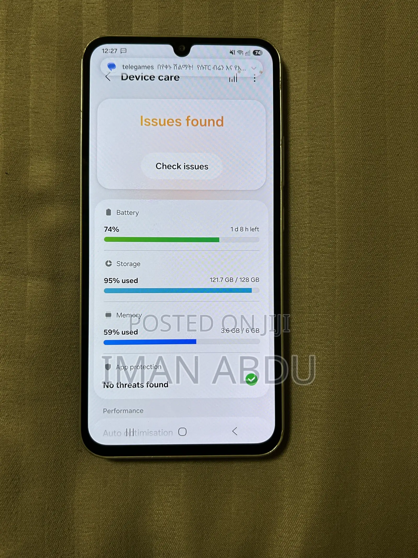 Samsung Galaxy A34 5G 128 GB Blue