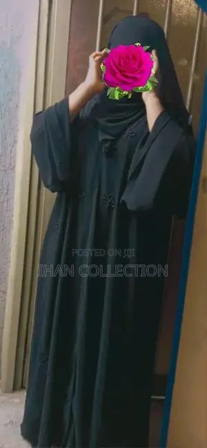 3 Piece Chiffon Abaya