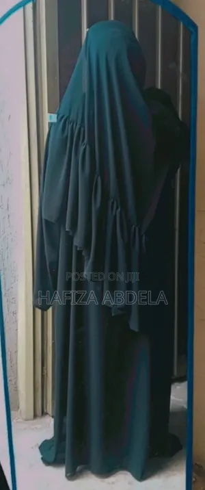 3 Piece Chiffon Abaya