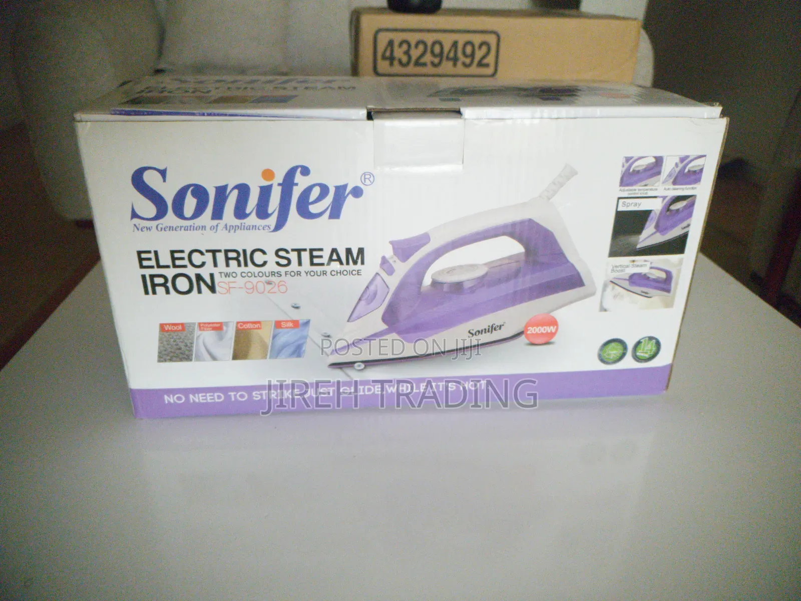 Sonifer SF-9026 Electric Steam Iron – 2000W
