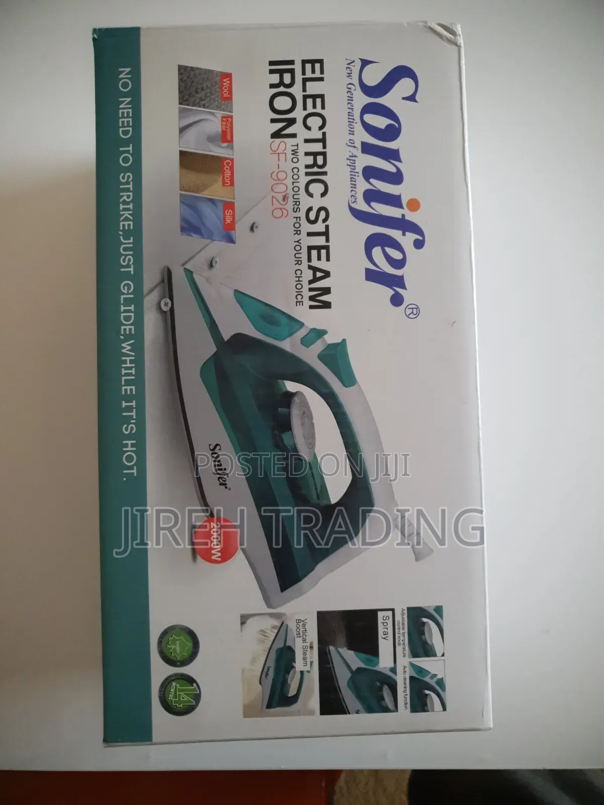 Sonifer SF-9026 Electric Steam Iron – 2000W