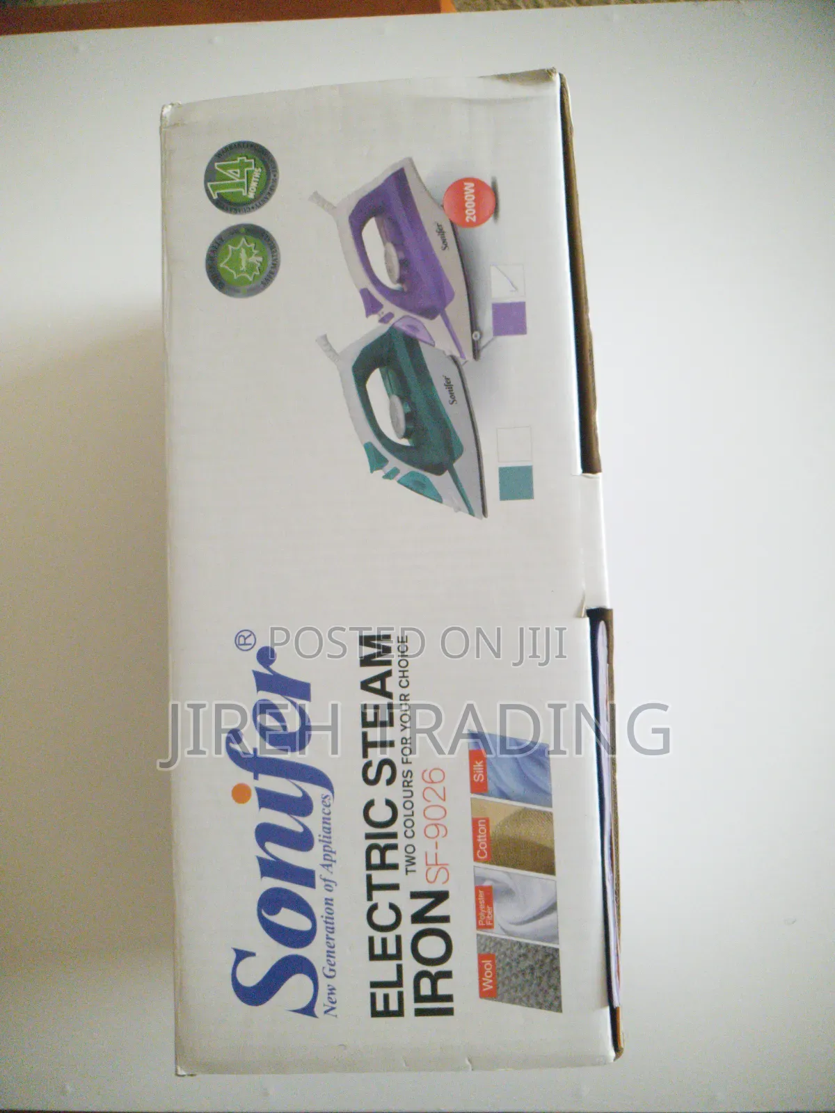 Sonifer SF-9026 Electric Steam Iron – 2000W