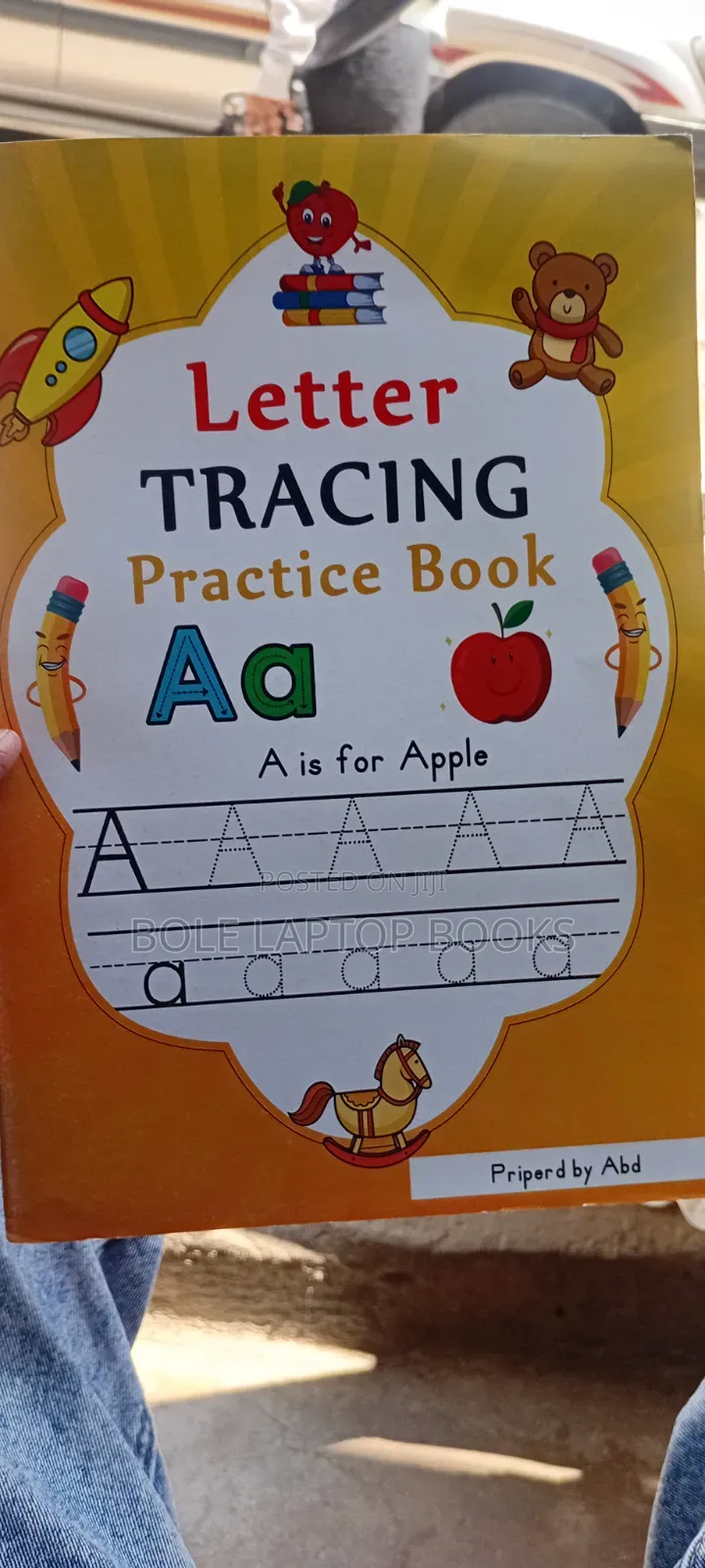 Letter Tracing Practice Book for Children