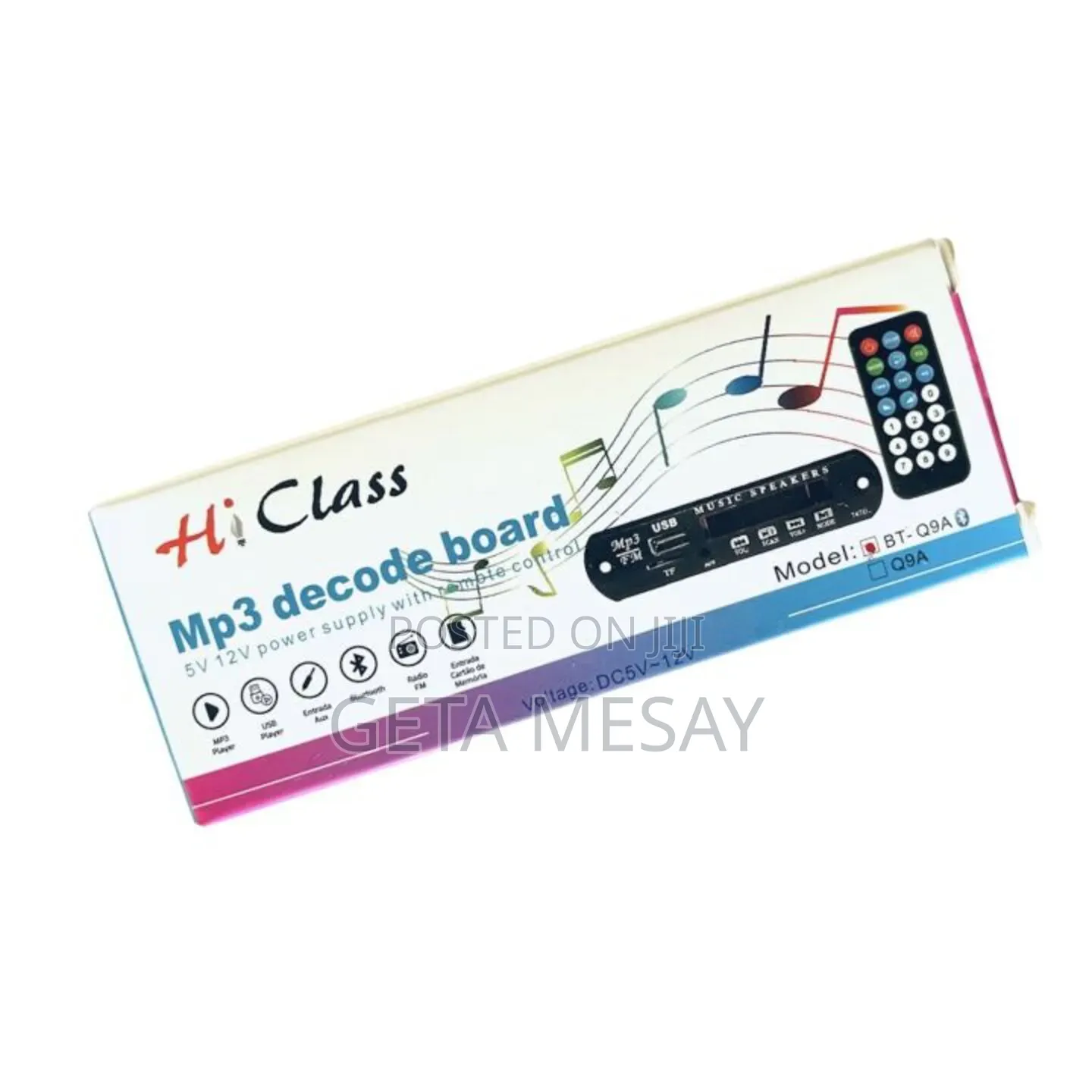 Hi Class MP3 Decoder Board Bluetooth USB FM AUX