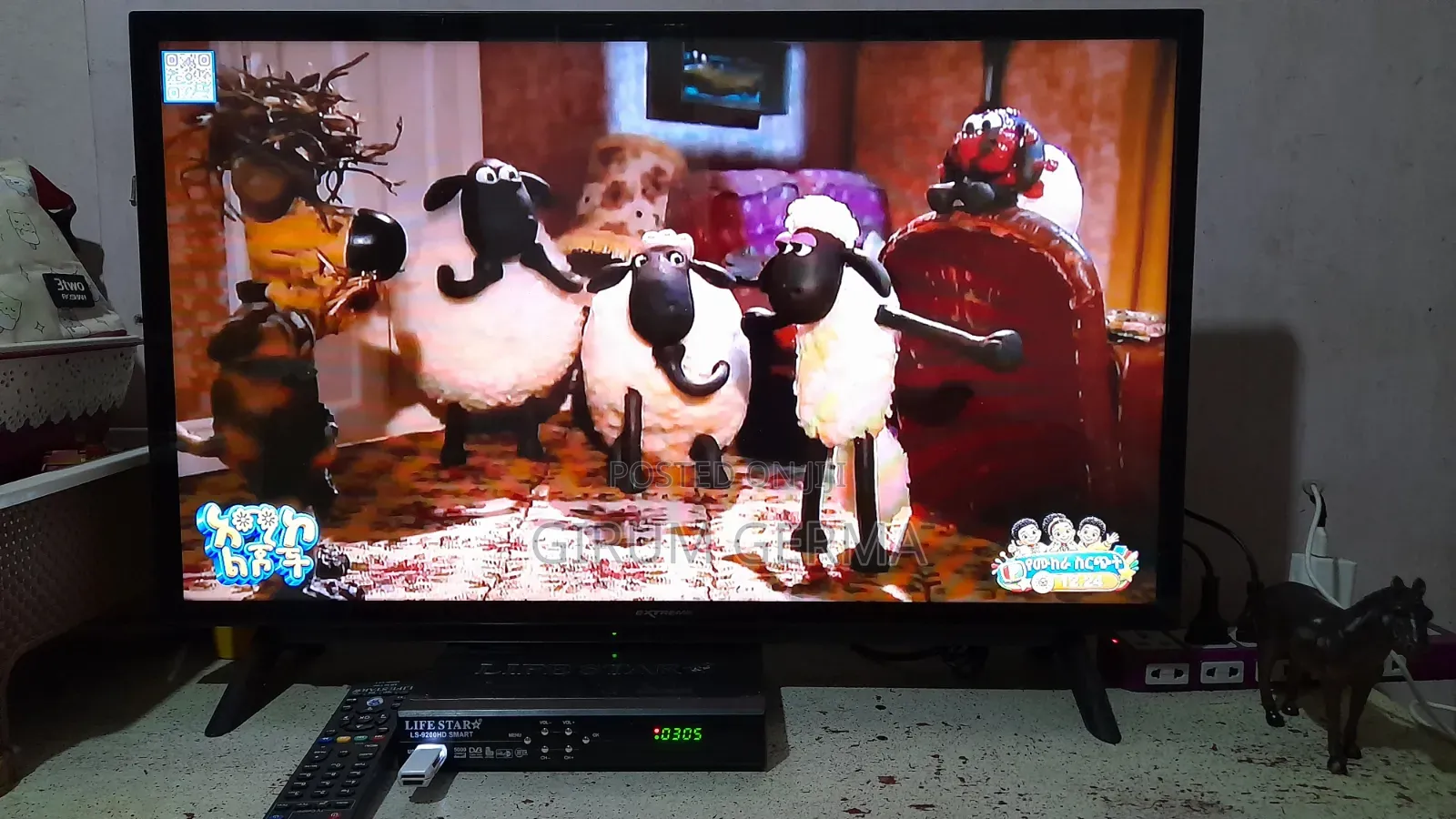 Small Price and Big Desconet Orginal 32inch TV and Life Star Decoder