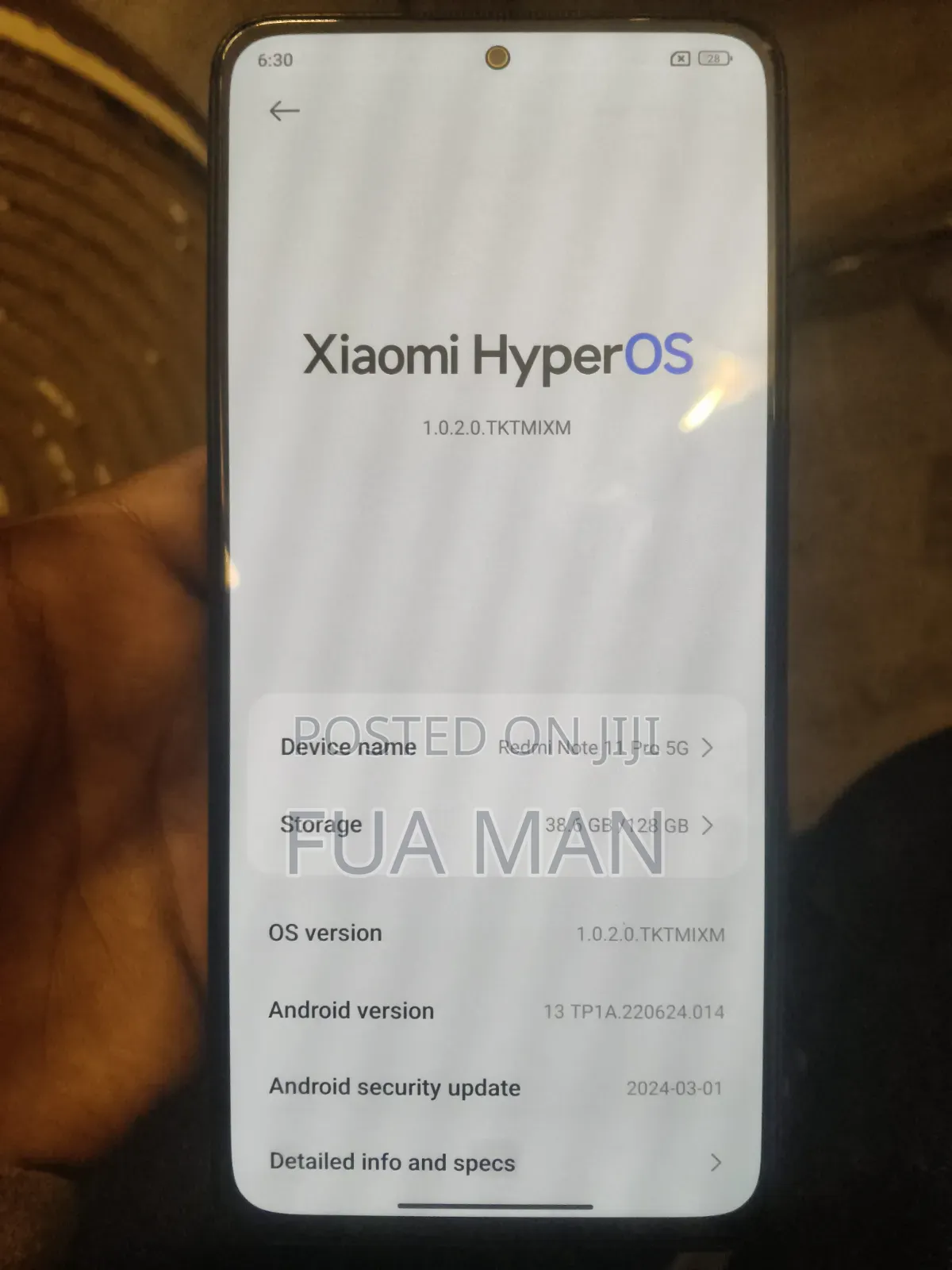 Xiaomi Redmi Note 11 Pro 5G 128 GB Blue