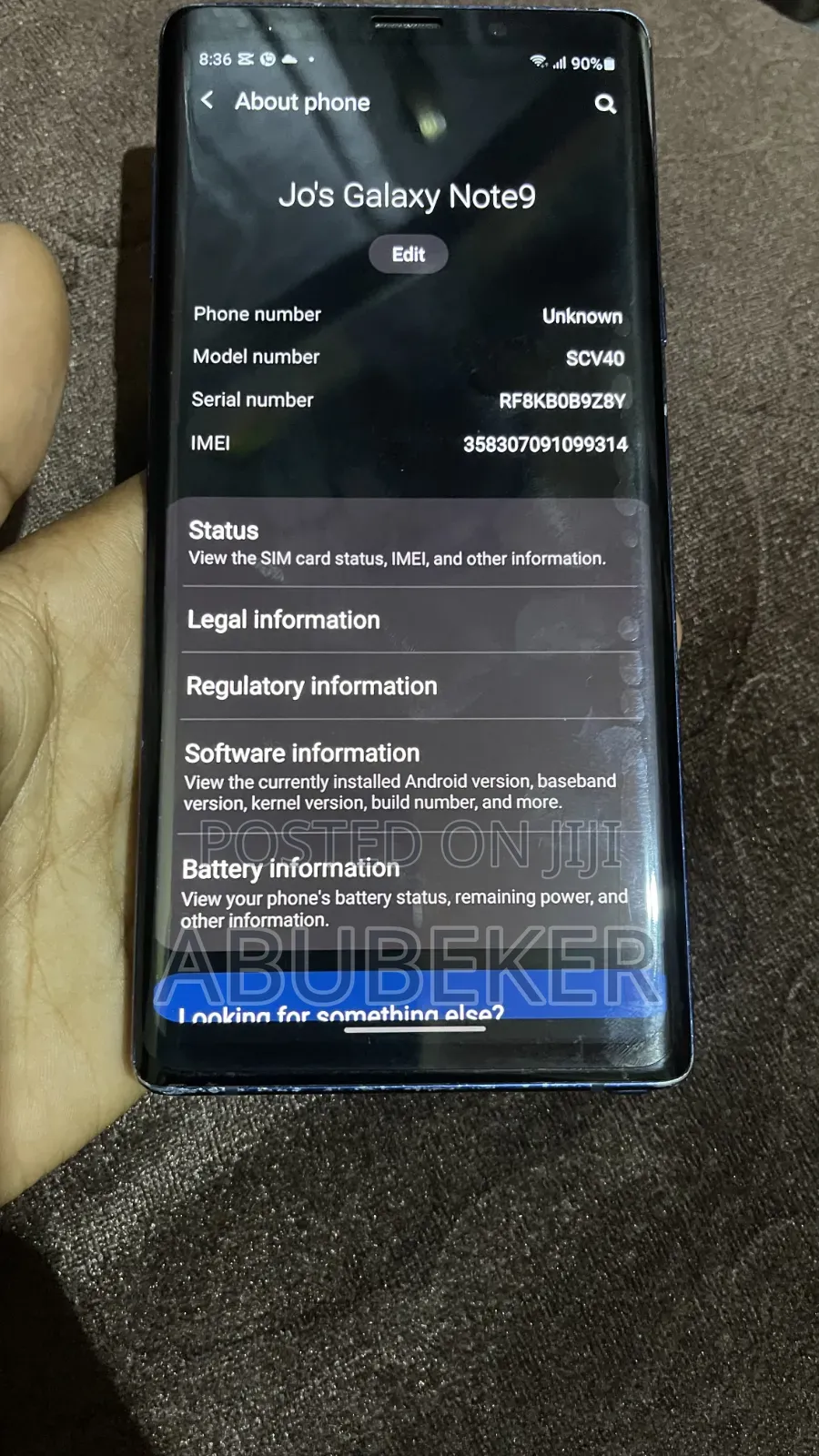 Samsung Galaxy Note 9 128 GB Blue