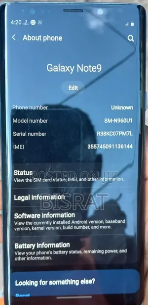 Samsung Galaxy Note 9 128 GB Black