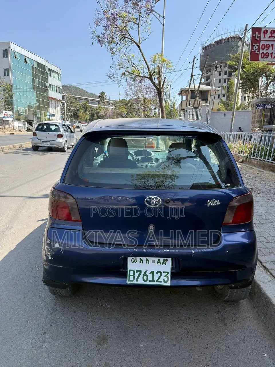 Toyota Vitz 2001 Blue