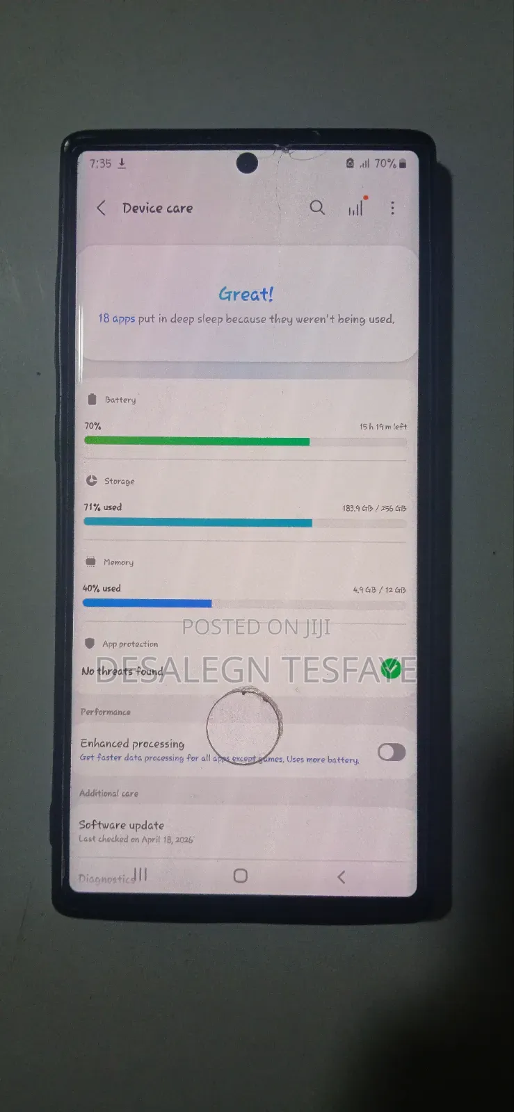 Samsung Galaxy Note 10 Plus 5G 256 GB Black