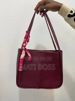 Stylish Women's Handbags in Black, Brown and Burgundy With Gold Chains