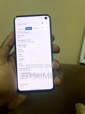New Samsung Galaxy S10e 128 GB Blue