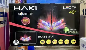 HAKI 43 Inch TV Smart LED Android Smart 1GB RAM + 8GB Storage Nwe 2026