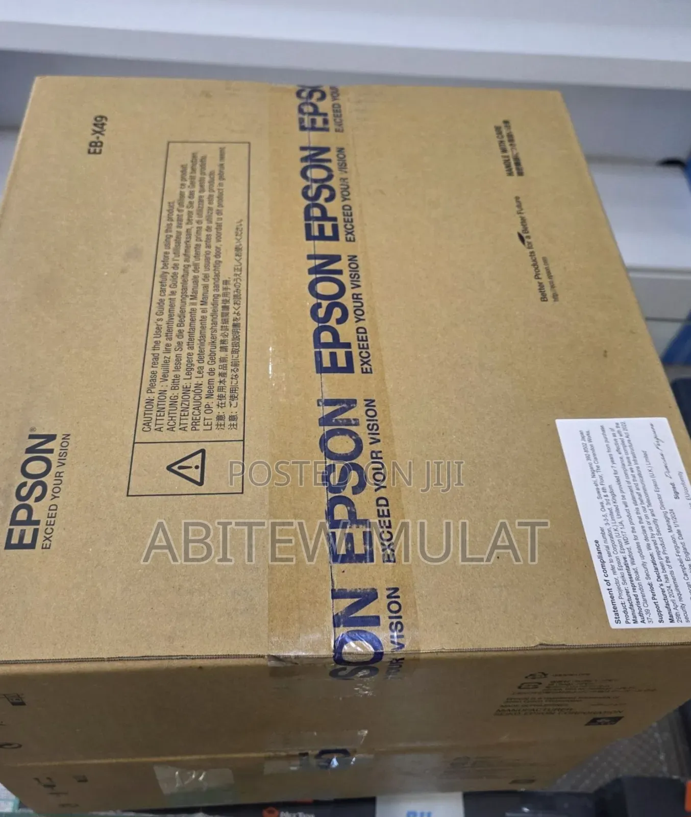 Brand New Epson Projector Model : EB-X49