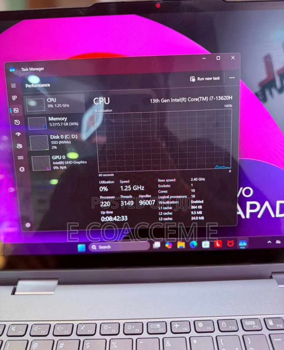 New Laptop Lenovo IdeaPad 5 Slim 13th Gen i7 16GB Intel Core i7 SSD 1T