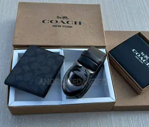 Coach Belt and Wallet