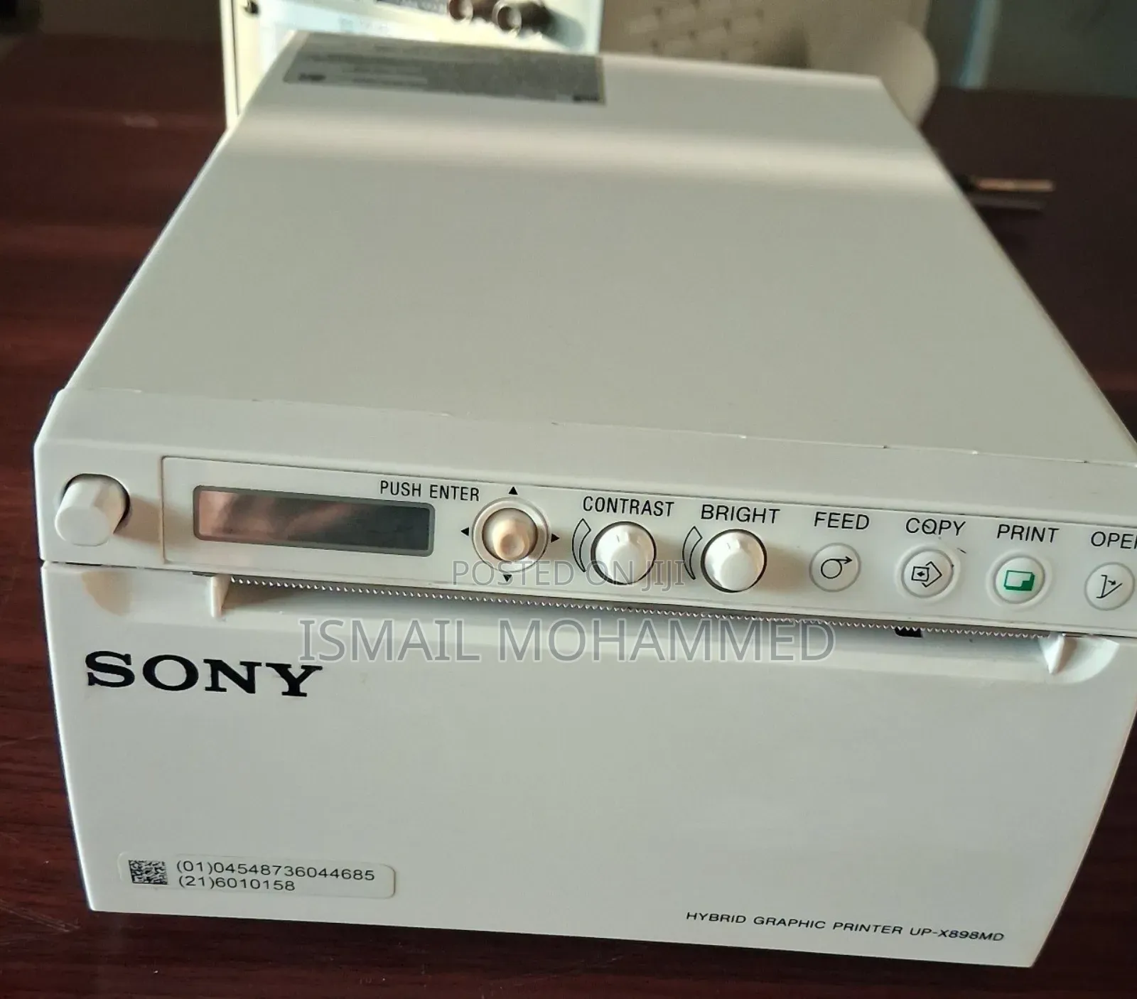 Almost New Sony Hybrid Ultrasound Printer Code 7