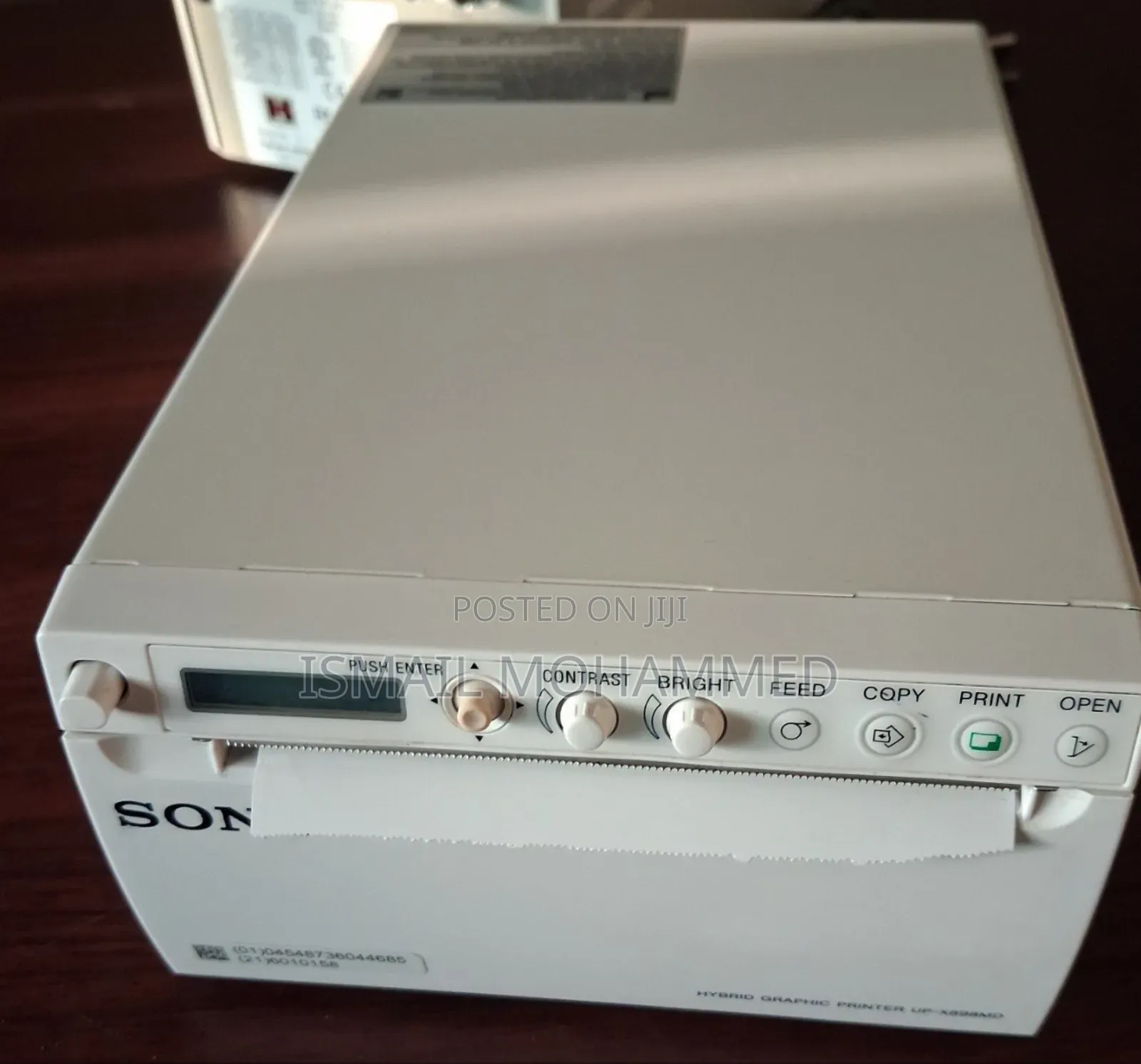 Almost New Sony Hybrid Ultrasound Printer Code 7